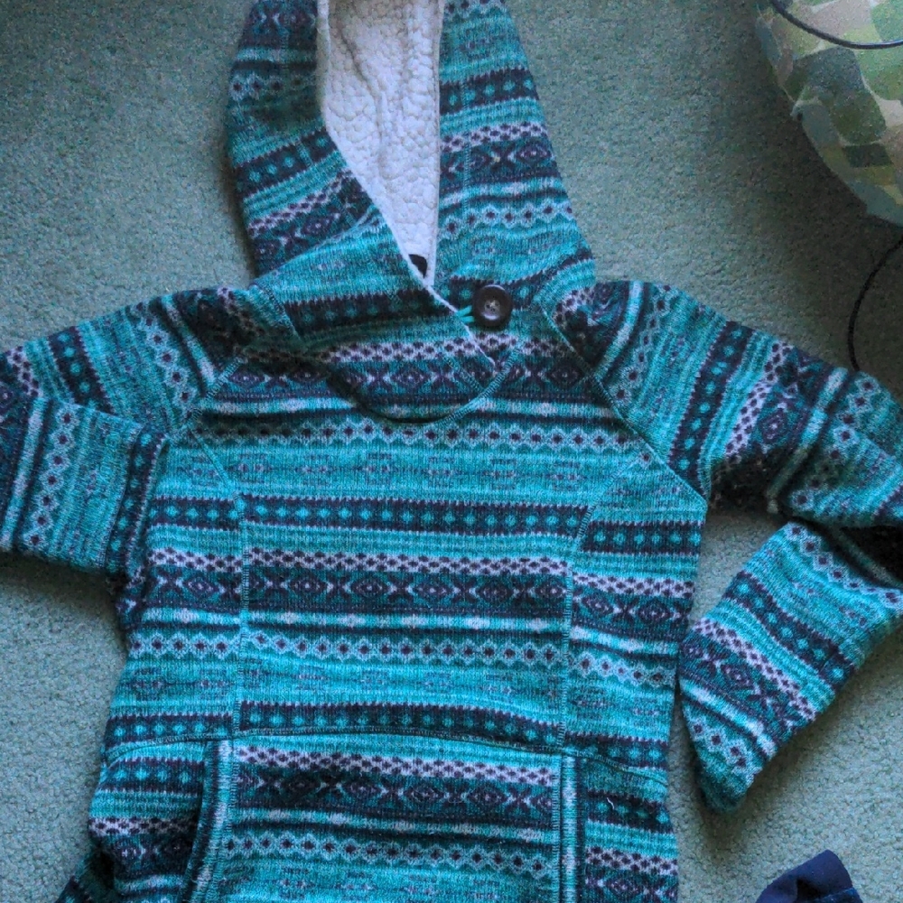 Koppen Turquoise Hooded Fleece